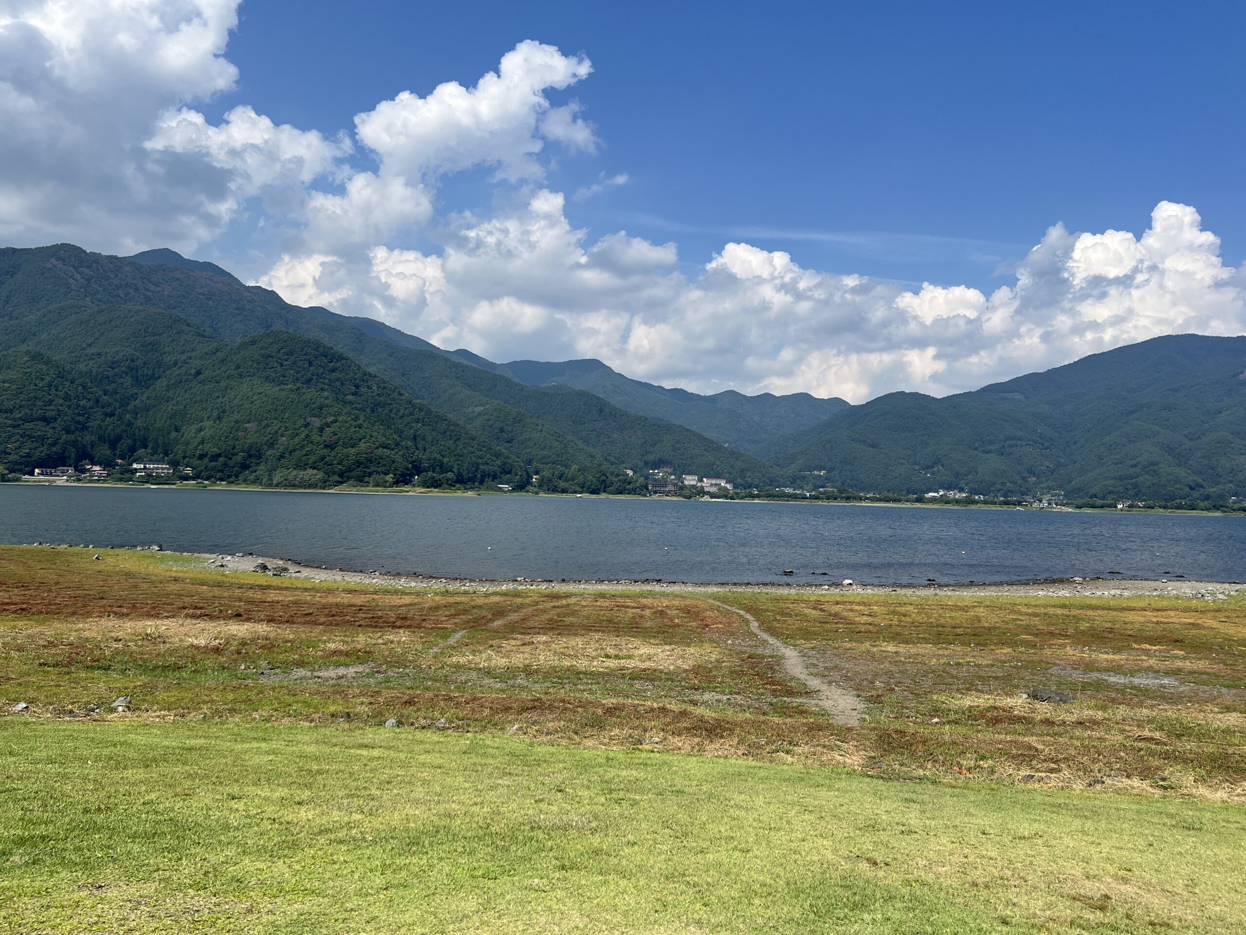 河口湖の水位とスイムについて
